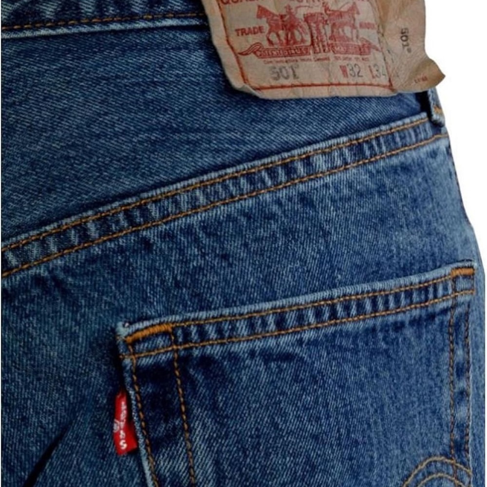 Levi's Men's Blue 501 Original Jeans - Picture 5 of 5